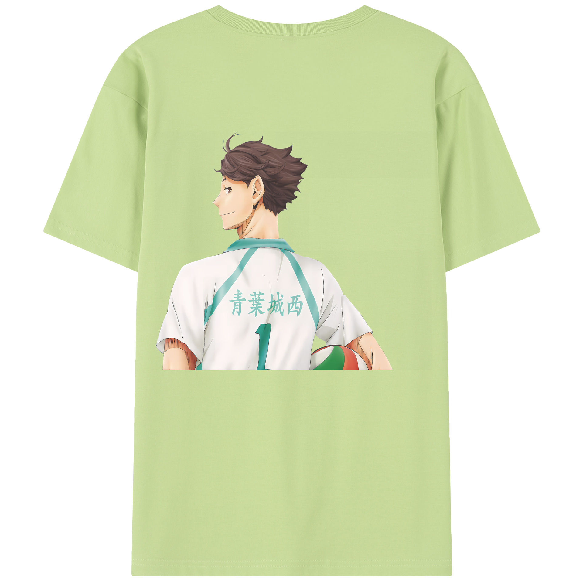 （画像用） ハイキュー!! Haikyu!! 綿100％半袖Tシャツ（背面プリント）